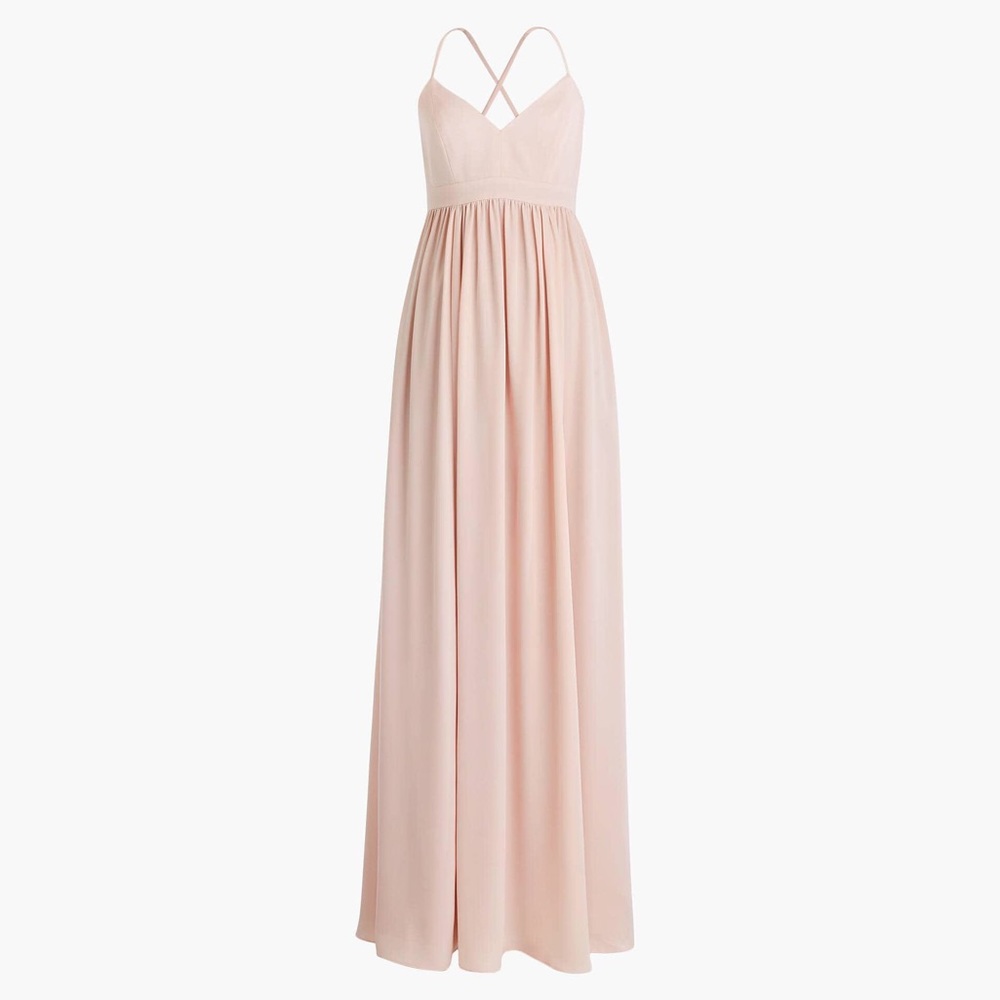J. CREW LONG STRAPY DRESS // APRICOT SZ 10